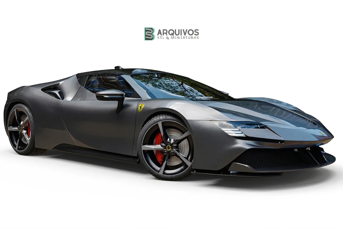 Modelo 3D STL - Ferrari SF90 — foto 4
